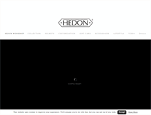 Tablet Screenshot of hedon.com